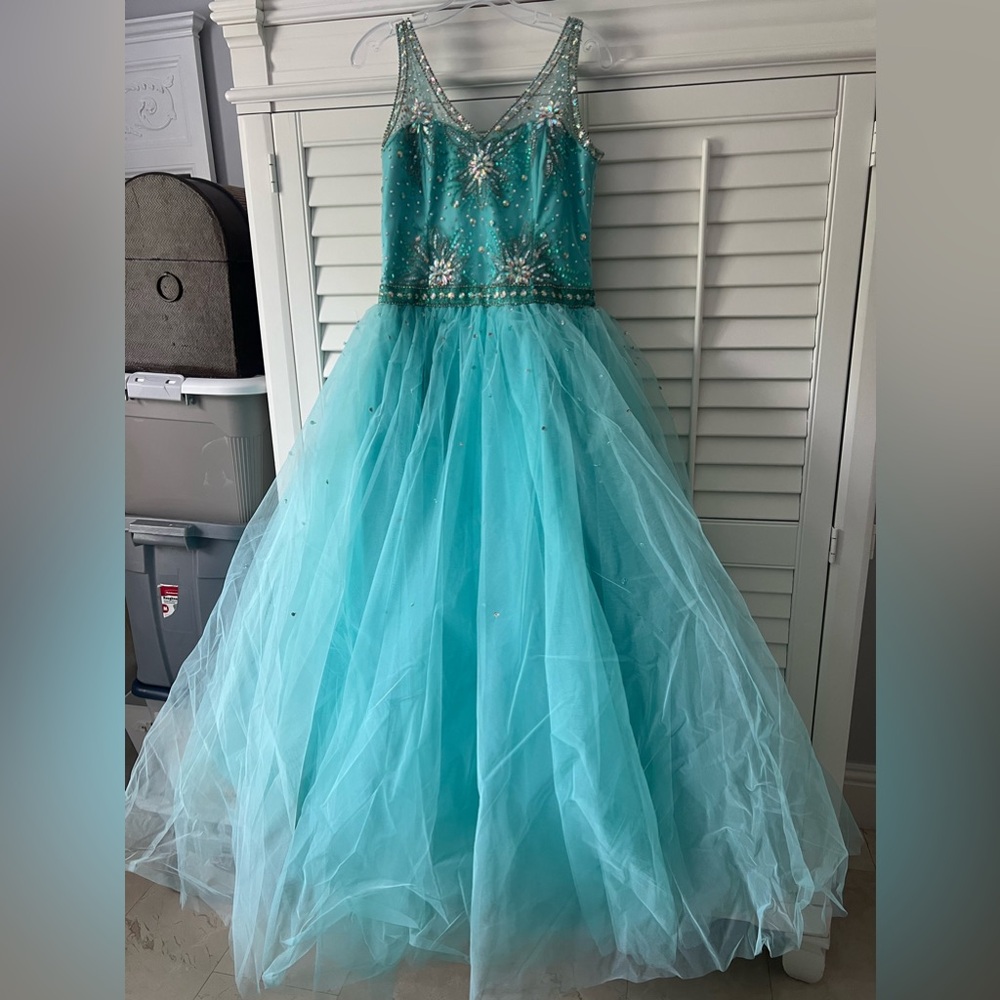 Long embellished dress